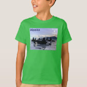 Alaska Killer Whales Stamp T-shirt (Voorkant)