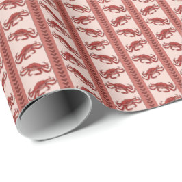 Alaska King Crab Wrapping Paper  Cadeaupapier