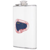 Alaska klimmer Carabiner Heupfles (Links)
