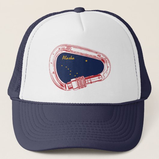 Alaska klimmer Carabiner Trucker Pet (Voorkant)