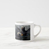 Alaska kuifpapegaaiduikers espresso kop (Rechts)