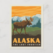 Alaska | Laatste grens — Moose Briefkaart (Voorkant)