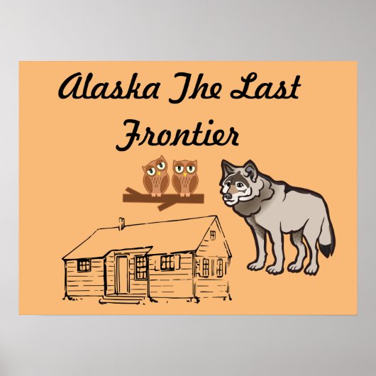 Alaska Laatste Grens Poster (Voorkant)