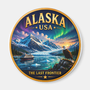 Alaska Laatste Grens Staats trots Magneet