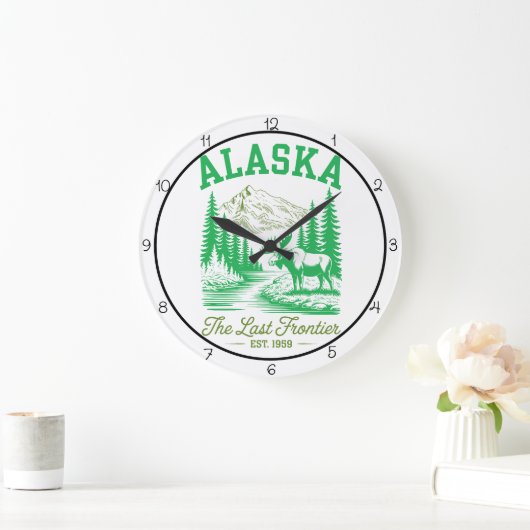 Alaska Laatste Grens Tijdstuk Grote Klok (Huis)