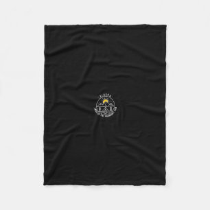Alaska Land Of The Midnight Sun-cruisetoeristen  Fleece Deken