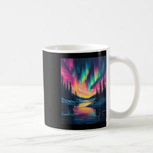 Alaska Landschap Aurora Borealis Noorderlicht V Koffiemok