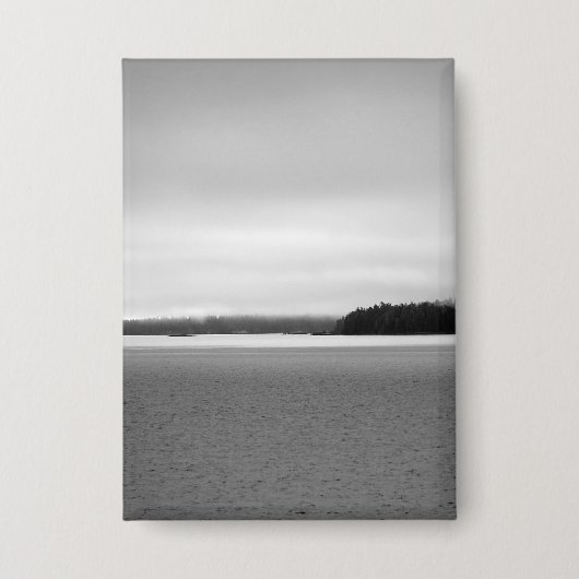 Alaska Landschap Button (Voorkant)