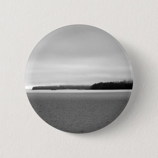 Alaska Landschap Ronde Button 5,7 Cm (Voorkant)