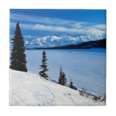 Alaska Landschap Tegeltje (Voorkant)