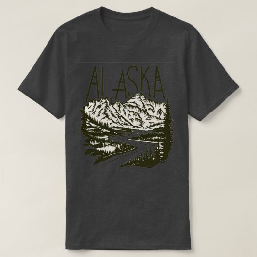 Alaska Landschap TShirt 1 (Design voorkant)