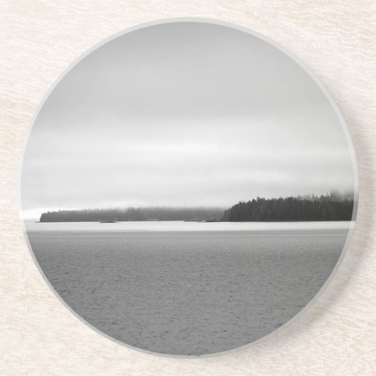 Alaska Landschap Zandsteen Onderzetter (Voorkant)