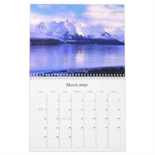 Alaska Landschappen MED - Kalender (Mar 2026)