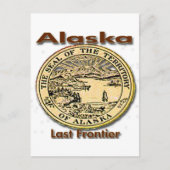 Alaska Last Frontier State Seal Briefkaart (Voorkant)