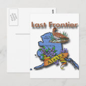 Alaska Last Frontier vogelbloem Briefkaart (Voorkant / Achterkant)