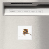 Alaska Leopard Magneet (Insitu (Vaatwasser))