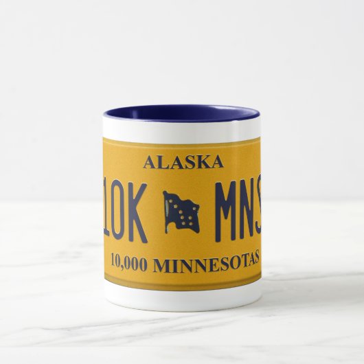 Alaska Licentie Bord mok (Midden)