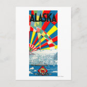 Alaska Line Steamship Poster Briefkaart (Voorkant)