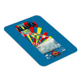 Alaska Line Steamship Poster Magneet (Rechterzijde)