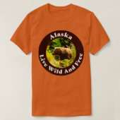 Alaska Live Wild En Gratis Tshirt (Design voorkant)