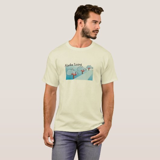 Alaska Living T-shirt (Voorkant volledig)