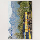 Alaska: locomotief voor spoorwegen en bergen legpuzzel (Verticaal)