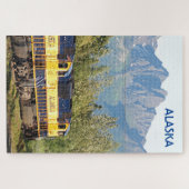 Alaska: locomotief voor spoorwegen en bergen legpuzzel (Horizontaal)