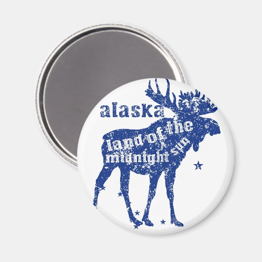 Alaska Magneet (Voorkant / Achterkant)