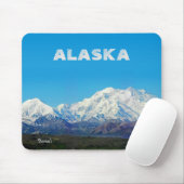 Alaska-magneet souvenir geschenk Denali-berg Muismat (Met muis)