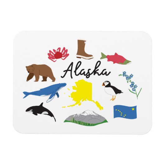 Alaska Magnet Magneet (Horizontaal)