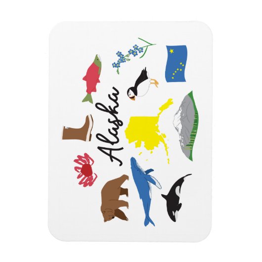 Alaska Magnet Magneet (Verticaal)