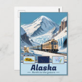 Alaska Majestic Fusion: artistiek Briefkaart (Voorkant / Achterkant)
