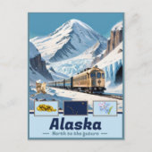 Alaska Majestic Fusion: artistiek Briefkaart (Voorkant)