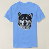 Alaska Malamute Hond 1 T-shirt (Design voorkant)