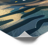 Alaska Malamute Kerst Feestelijke reis Poster (Hoek)