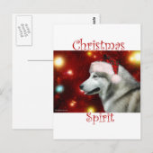 Alaska Malamute Spirit Briefkaart (Voorkant / Achterkant)
