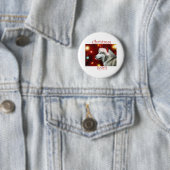 Alaska Malamute Spirit Ronde Button 5,7 Cm (In situ)