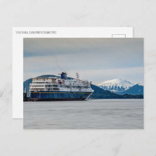 Alaska Marine Highway Veerboot Briefkaart (Voorkant / Achterkant)