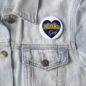 Alaska Meisje Ronde Button 5,7 Cm (In situ)