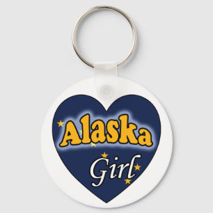 Alaska Meisje Sleutelhanger