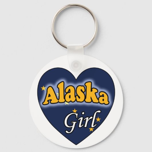 Alaska Meisje Sleutelhanger (Voorkant)