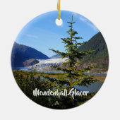 Alaska Mendenhall Gletsjer Juneau Keramisch Ornament (Achterkant)