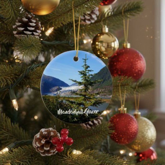 Alaska Mendenhall Gletsjer Juneau Keramisch Ornament