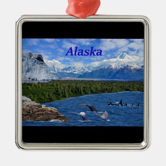 Alaska Metalen Ornament (Voorkant)