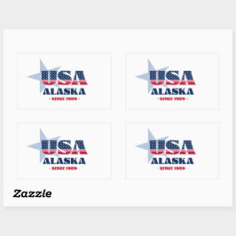 Alaska Mijn thuisstaat Sticker
