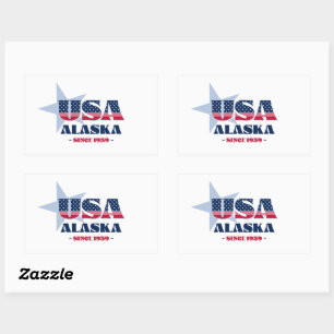 Alaska Mijn thuisstaat Sticker