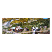 Alaska Mining Camp Gold Prospecting Wall Afbeeldin Foto Afdruk (Voorkant)