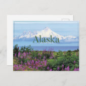 Alaska Mooie Natuur Briefkaart (Voorkant / Achterkant)