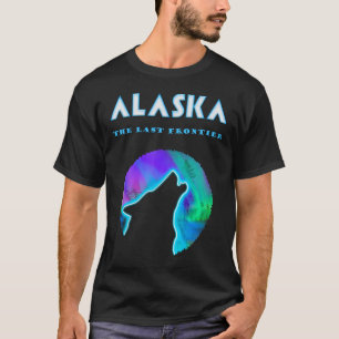 Alaska, Moon Crawling Wild Wolf T-shirt