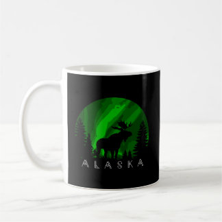 Alaska Moose Aurora Borealis Alaskan Landscape Sce Koffiemok